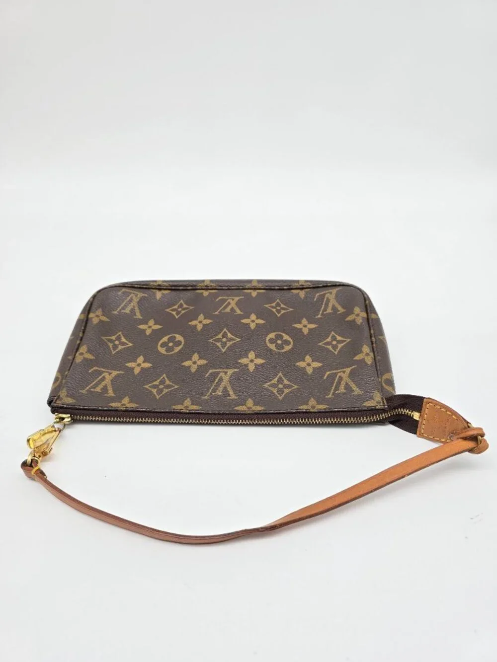 Authentic Louis Vuitton Pochette Accessoires Monogram Canvas Shoulder Bag